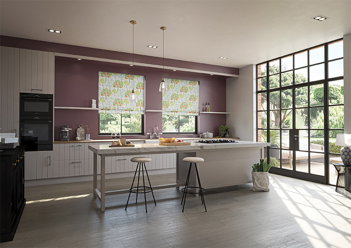 Lemon Grove, Blossom - Motorised Roman Blind - Image 6